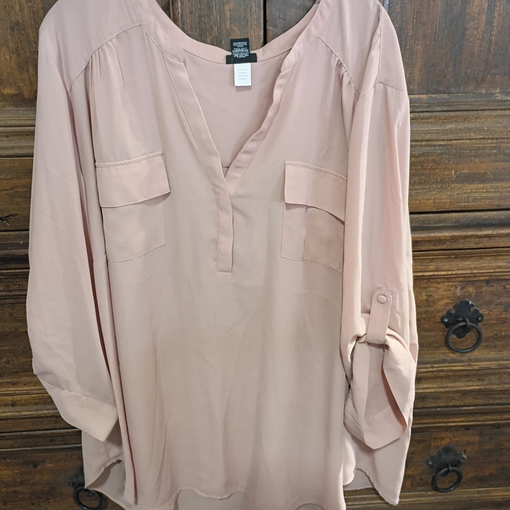Torrid Blush Pink Blouse
